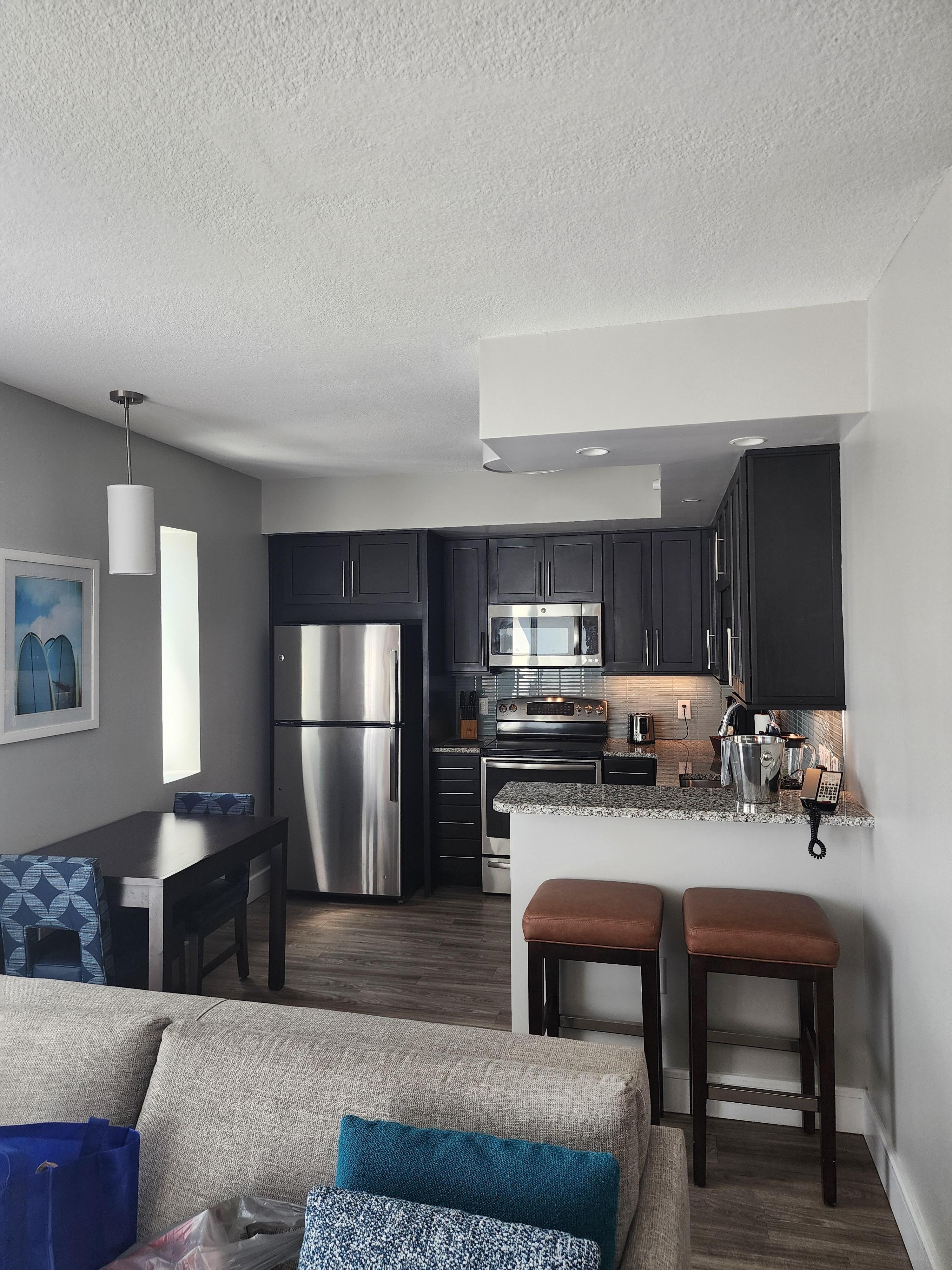 Kitchen /living  room very spacious 