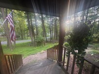 Out the front door