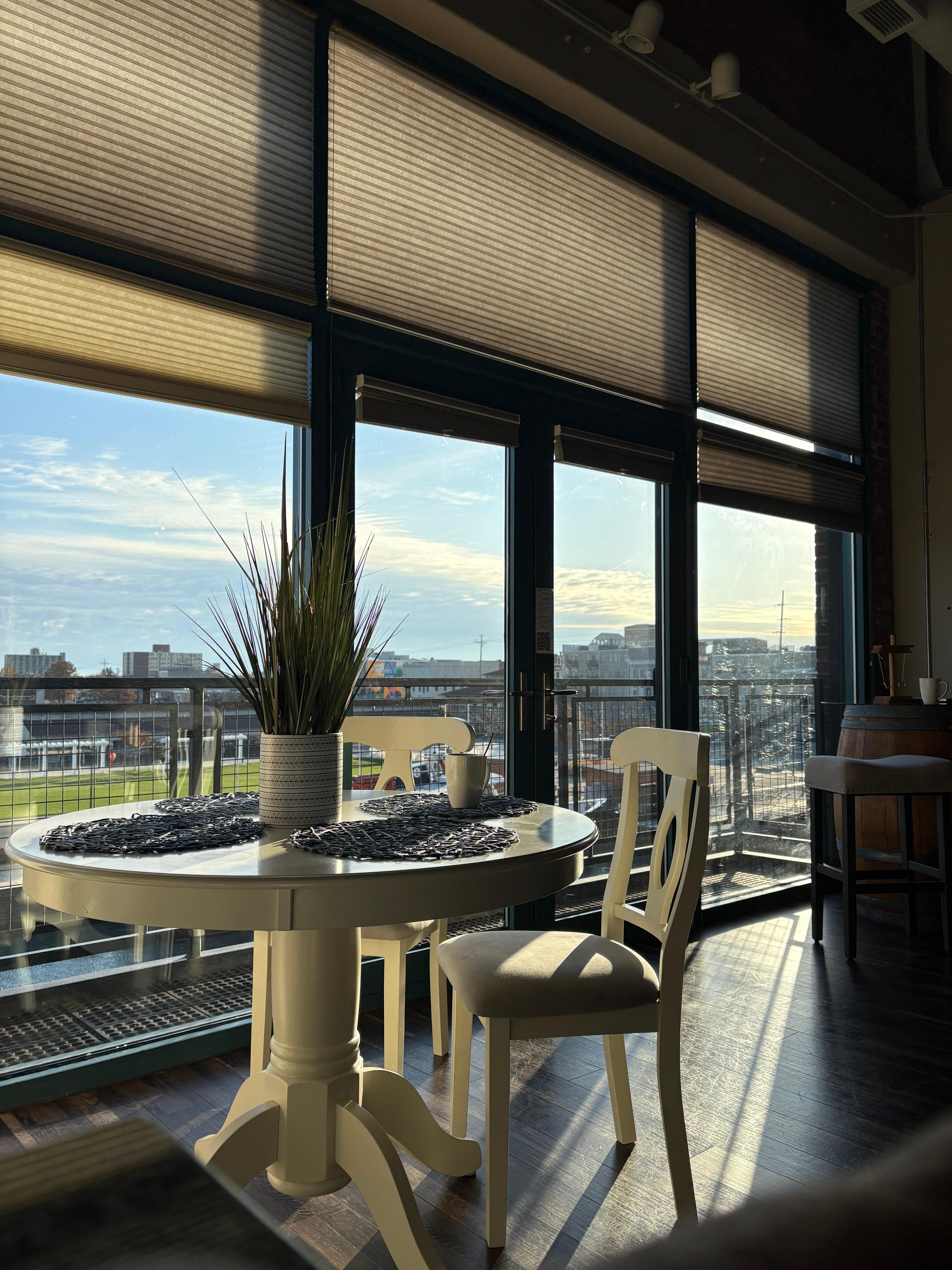 Great view & balcony! 