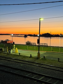 Morning sunrise is just a few steps away.