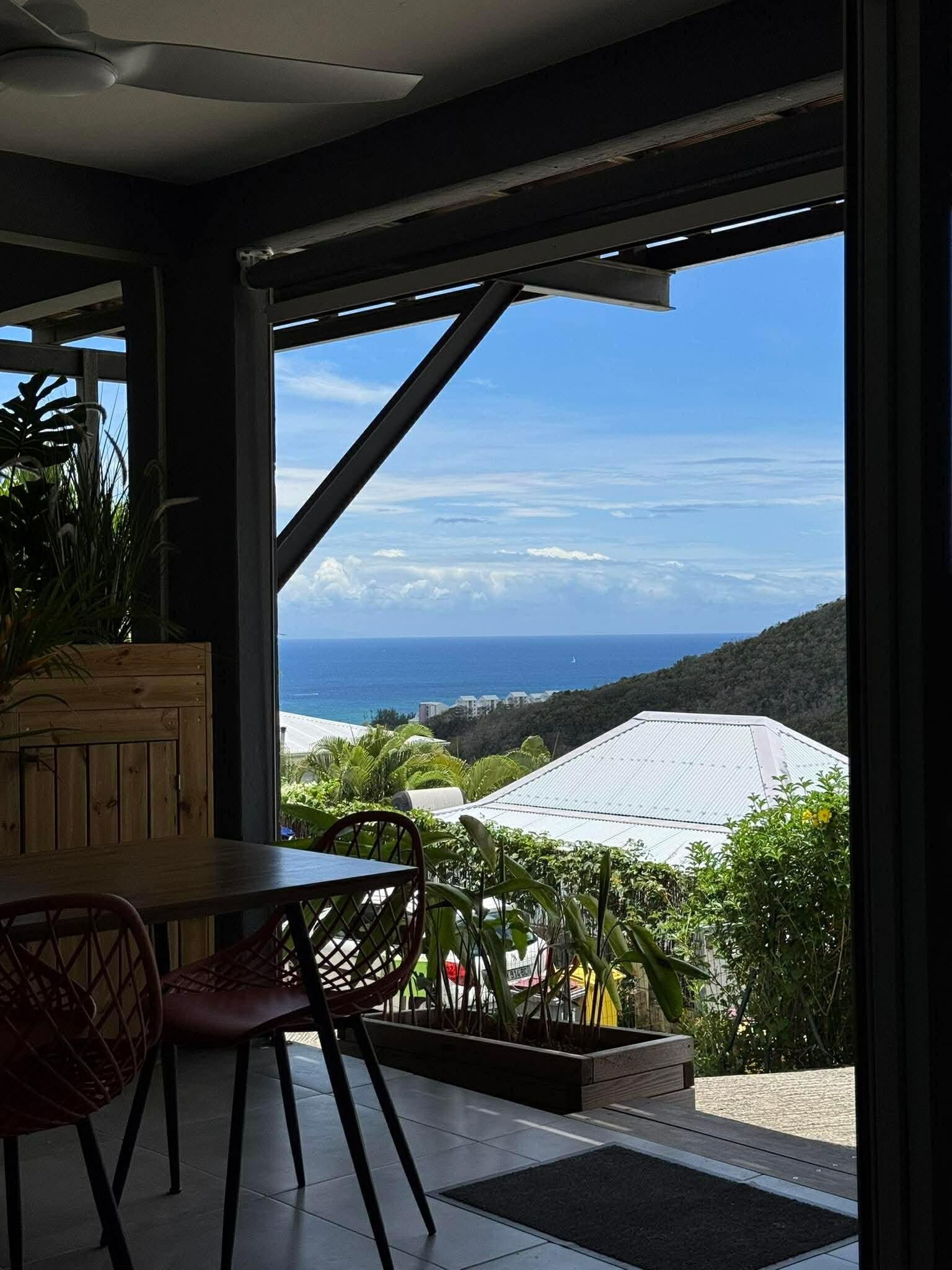 La vue du coin repas 