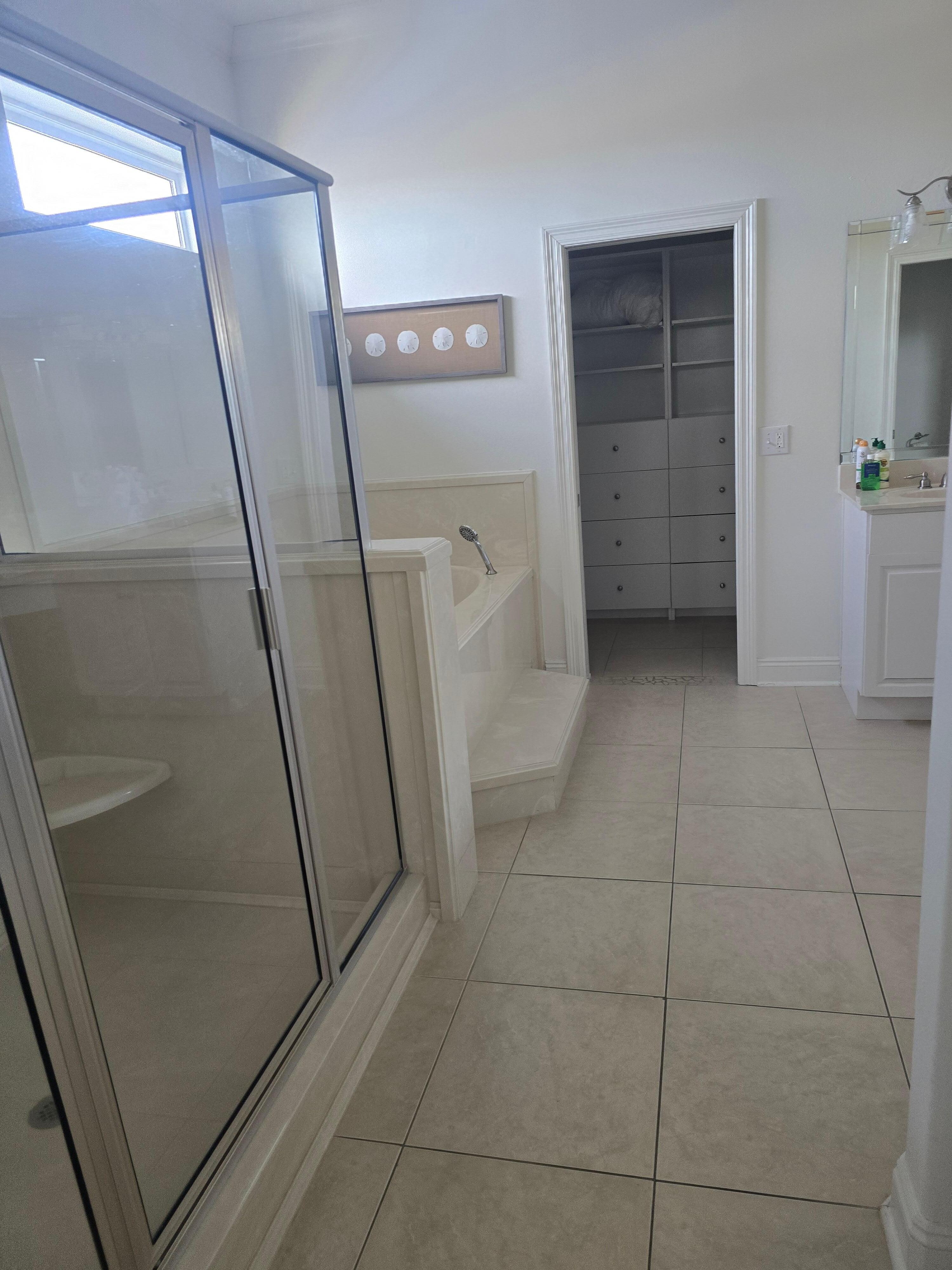 Primary shower 