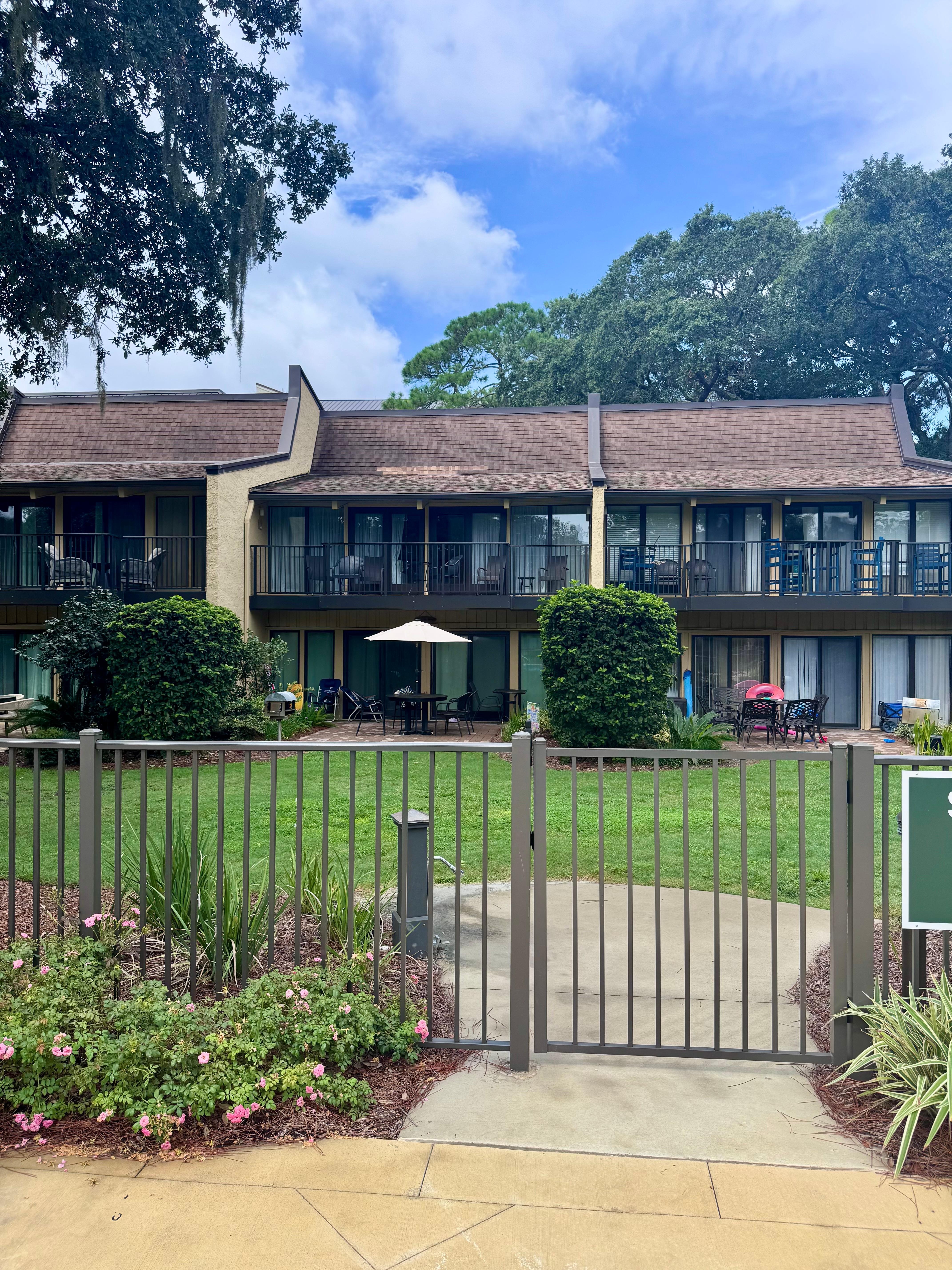 View of condo balcony 