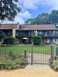 View of condo balcony