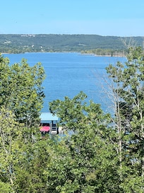Lake view from balcony