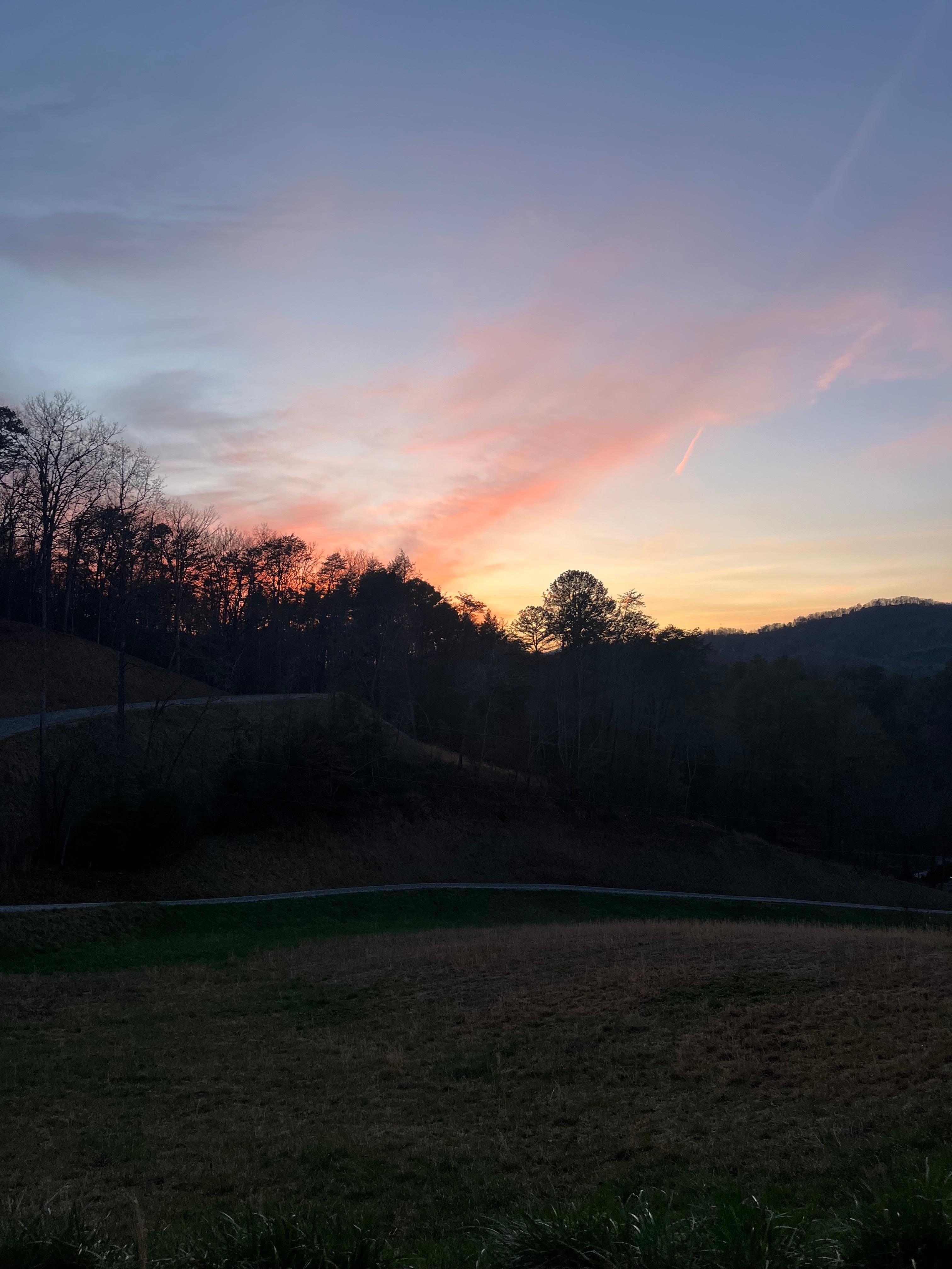 Stunning sunset views 