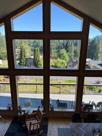 The lake view