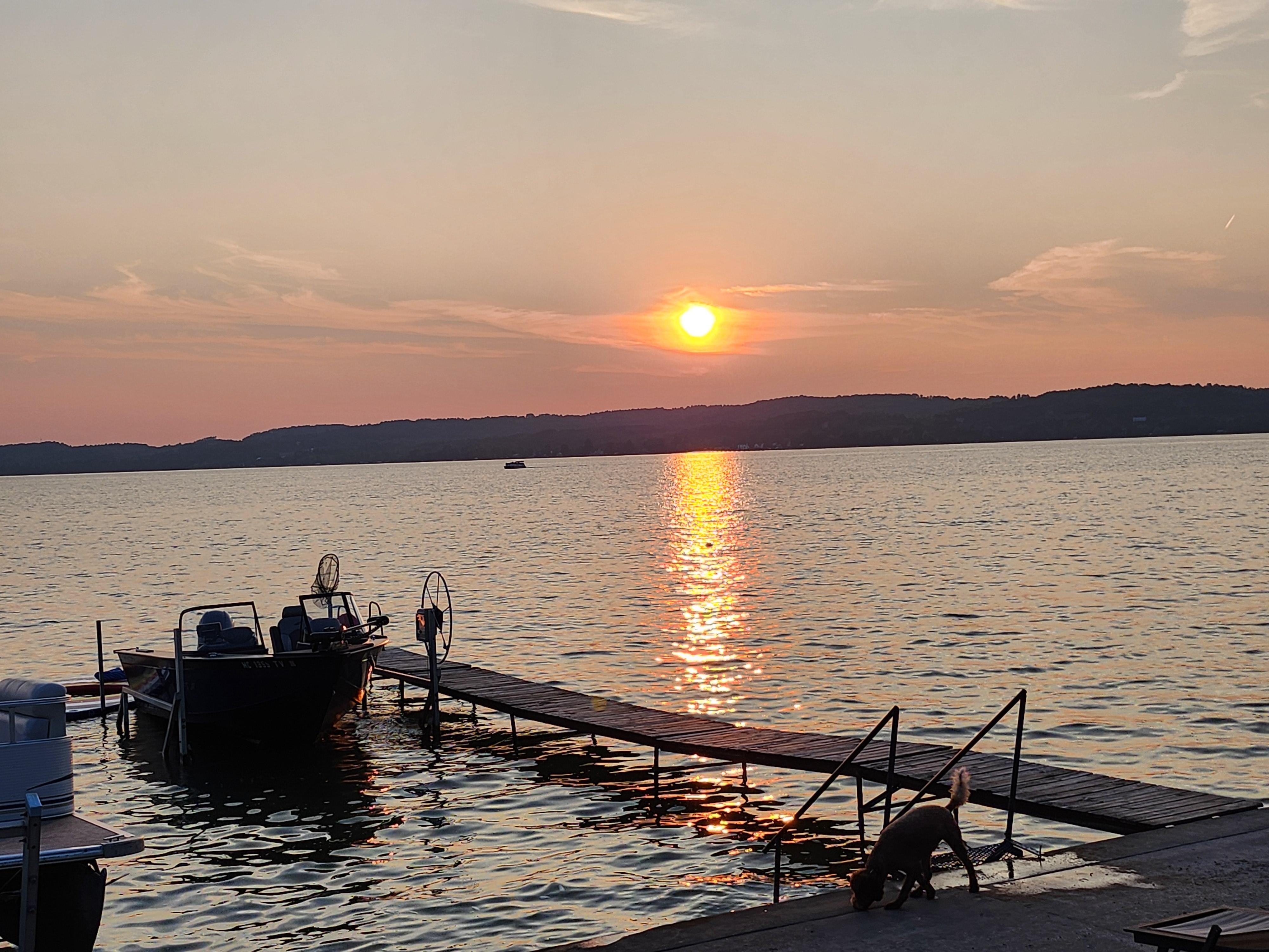 Beautiful sunsets every night.