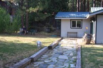 WALK WAY WITH SITTING AREA TO LEFT
