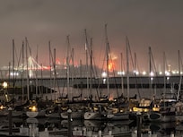 NYE fireworks San Fran from our balcony