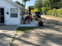 Front of the cottage from the lake
