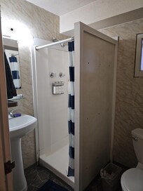 I backed up to outside the doorway for this.