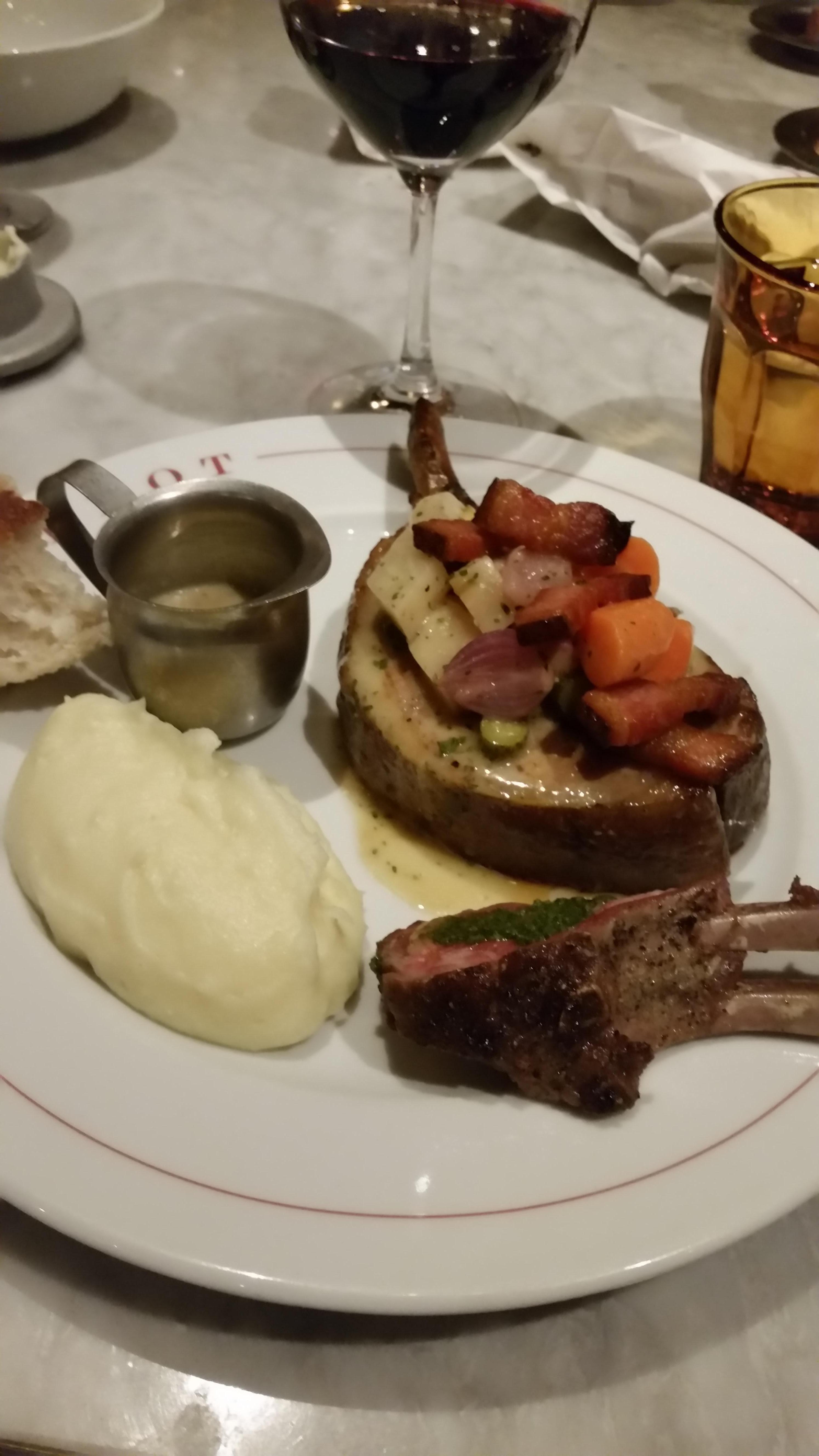 Double cut pork chop @ Bardot Beasserie