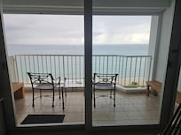 Patio view from living room