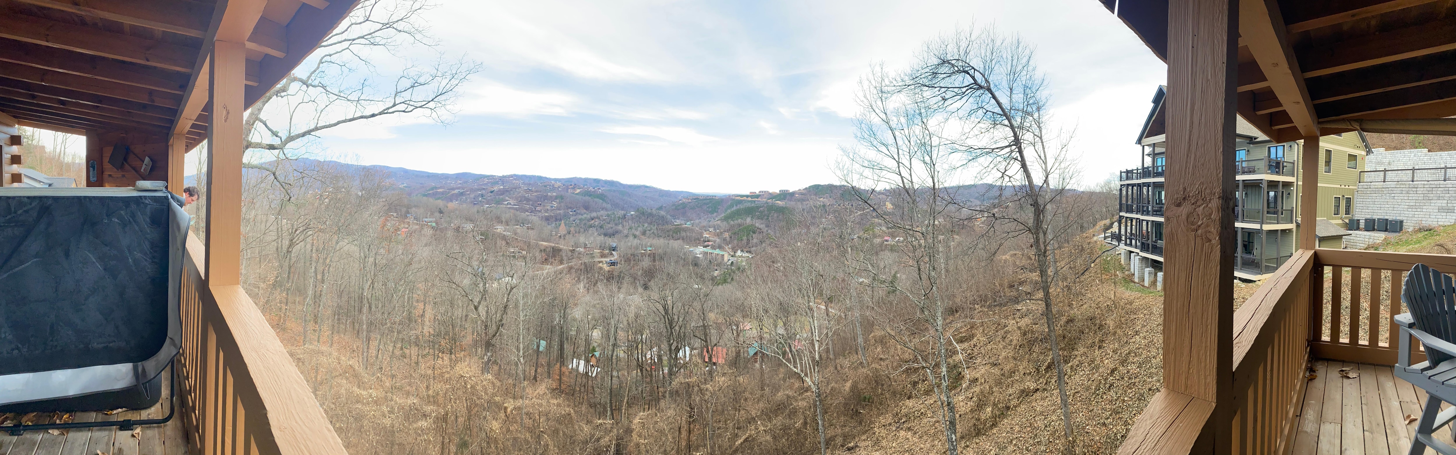 View from the back of the home