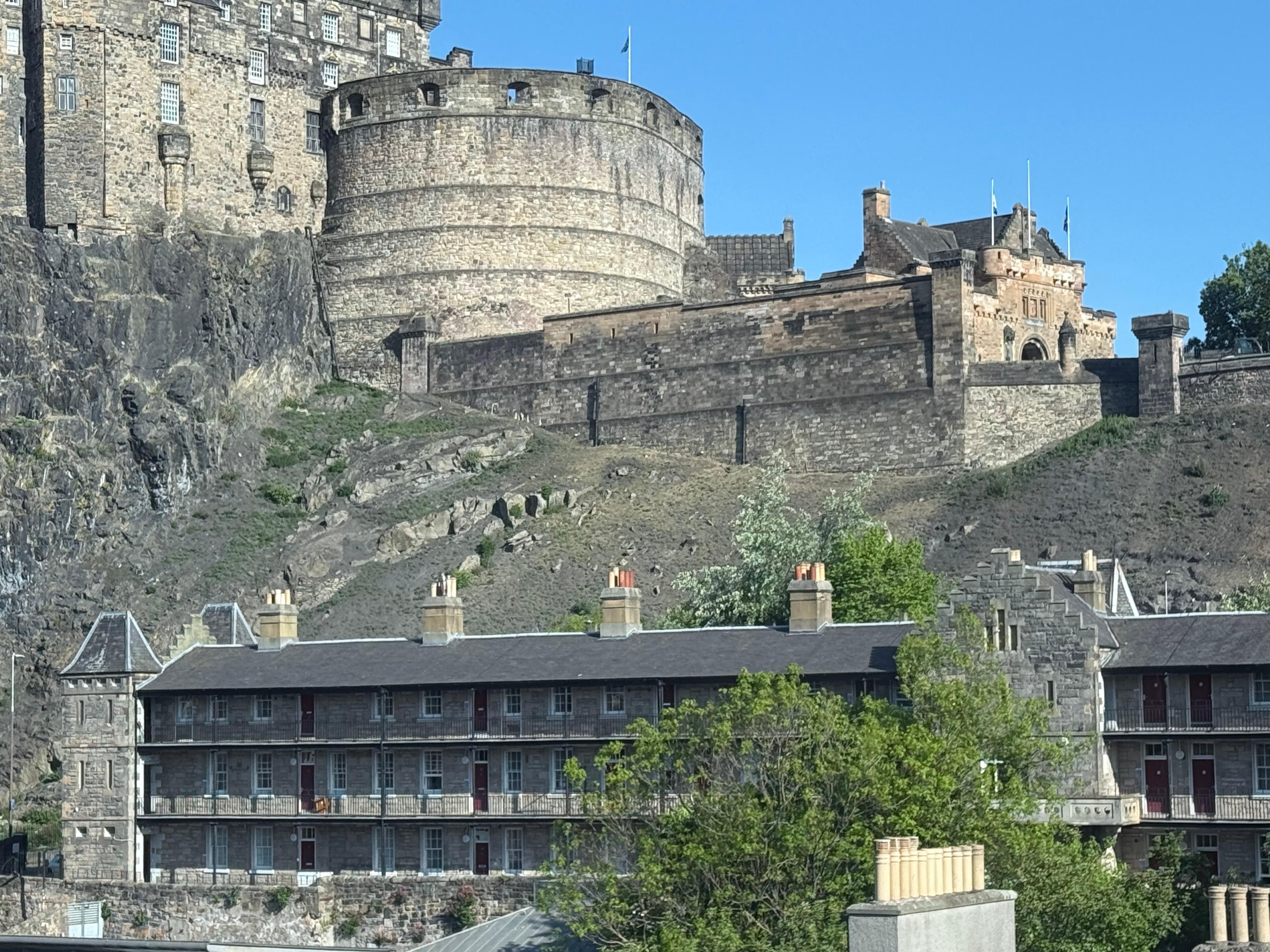 View of the castle from our room