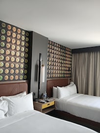 Neat and clean with pillows upon pillows!