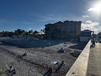 From the pier