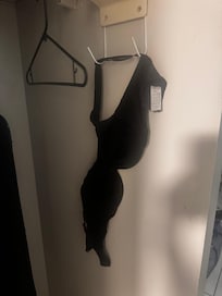 Previous guests bra left by cleaning staff.