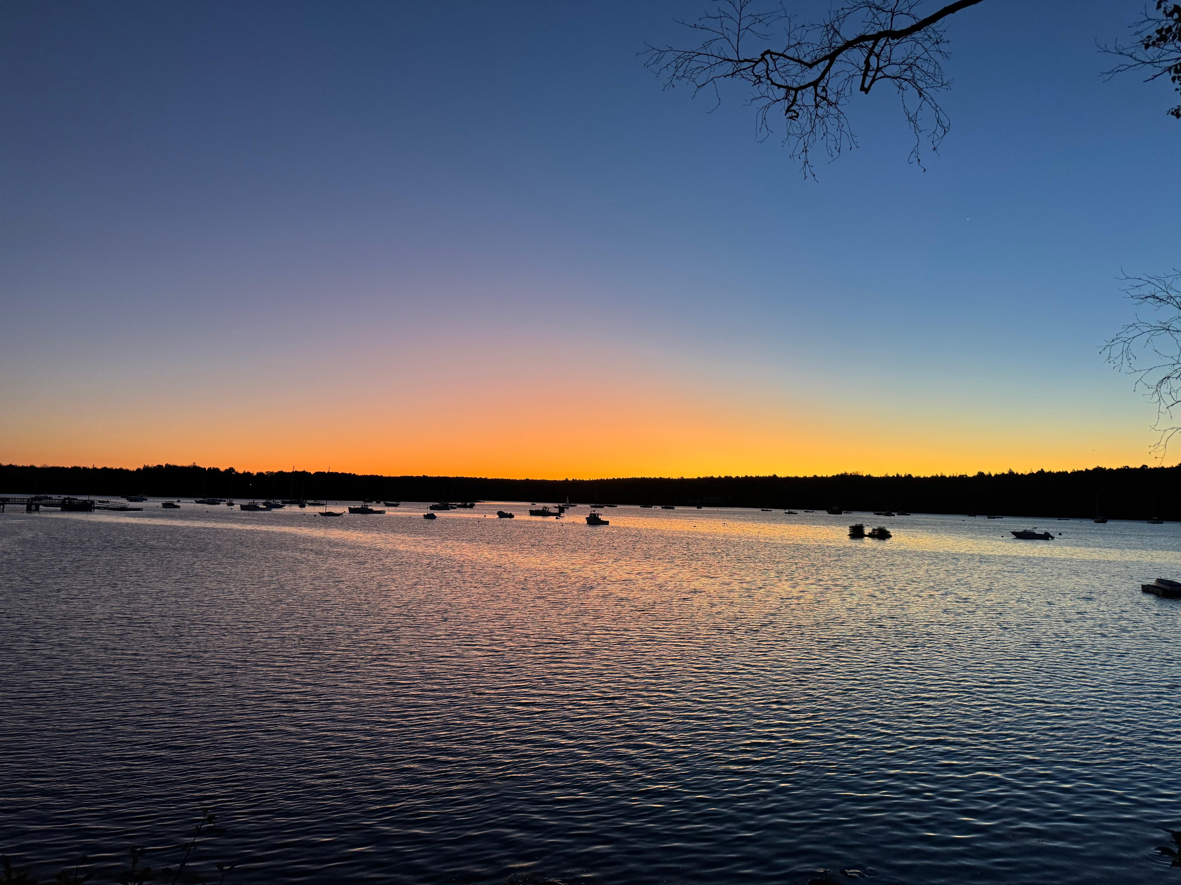 Sunrise from cottage