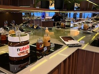 The Nutella says it all! Everything done above and beyond