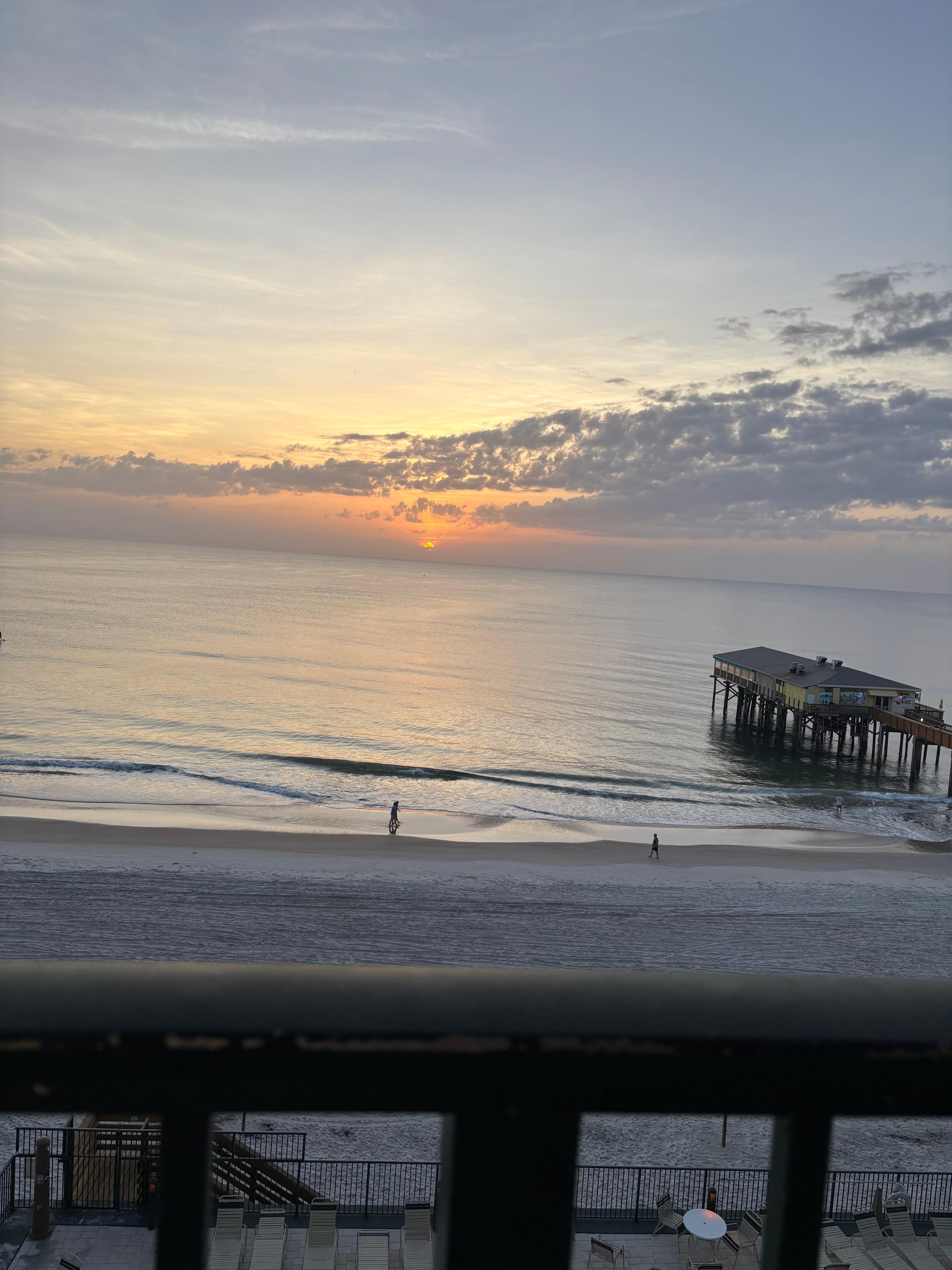 View from the balcony.