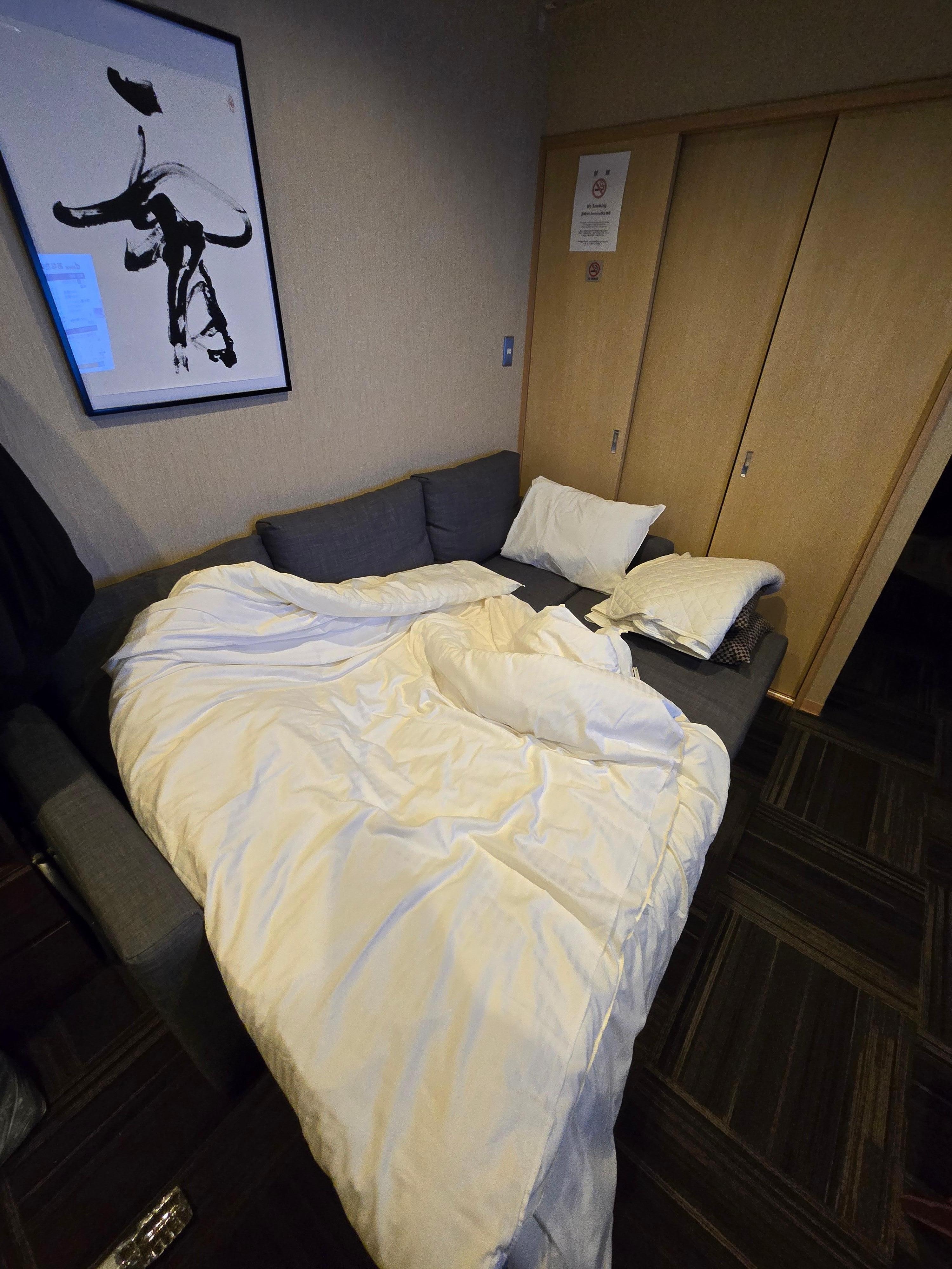 Sofa bed was more spacious comfortable than my bed at home!