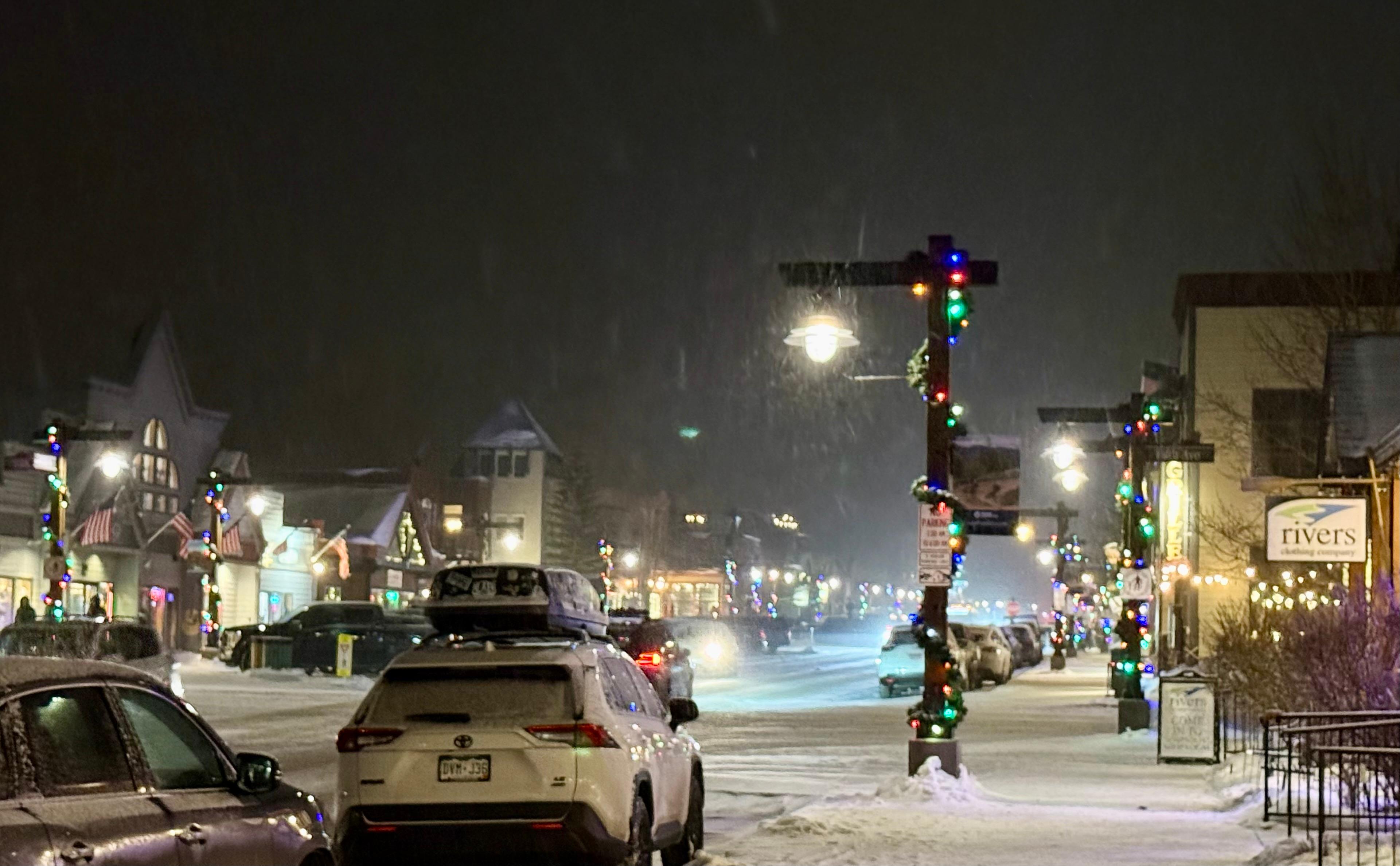 Frisco, Colorado, New Year’s Day, evening