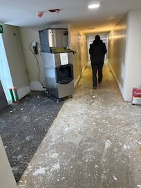 Lobby hallway to room