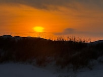 Sunset from the beach