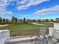 Blick vom Balkon des Schlafzimmers der 1. Etage