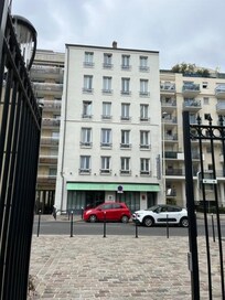 The hotel from the outside, much nicer inside:)