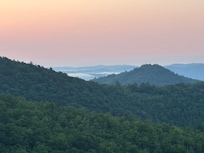 Sunrise from the porch