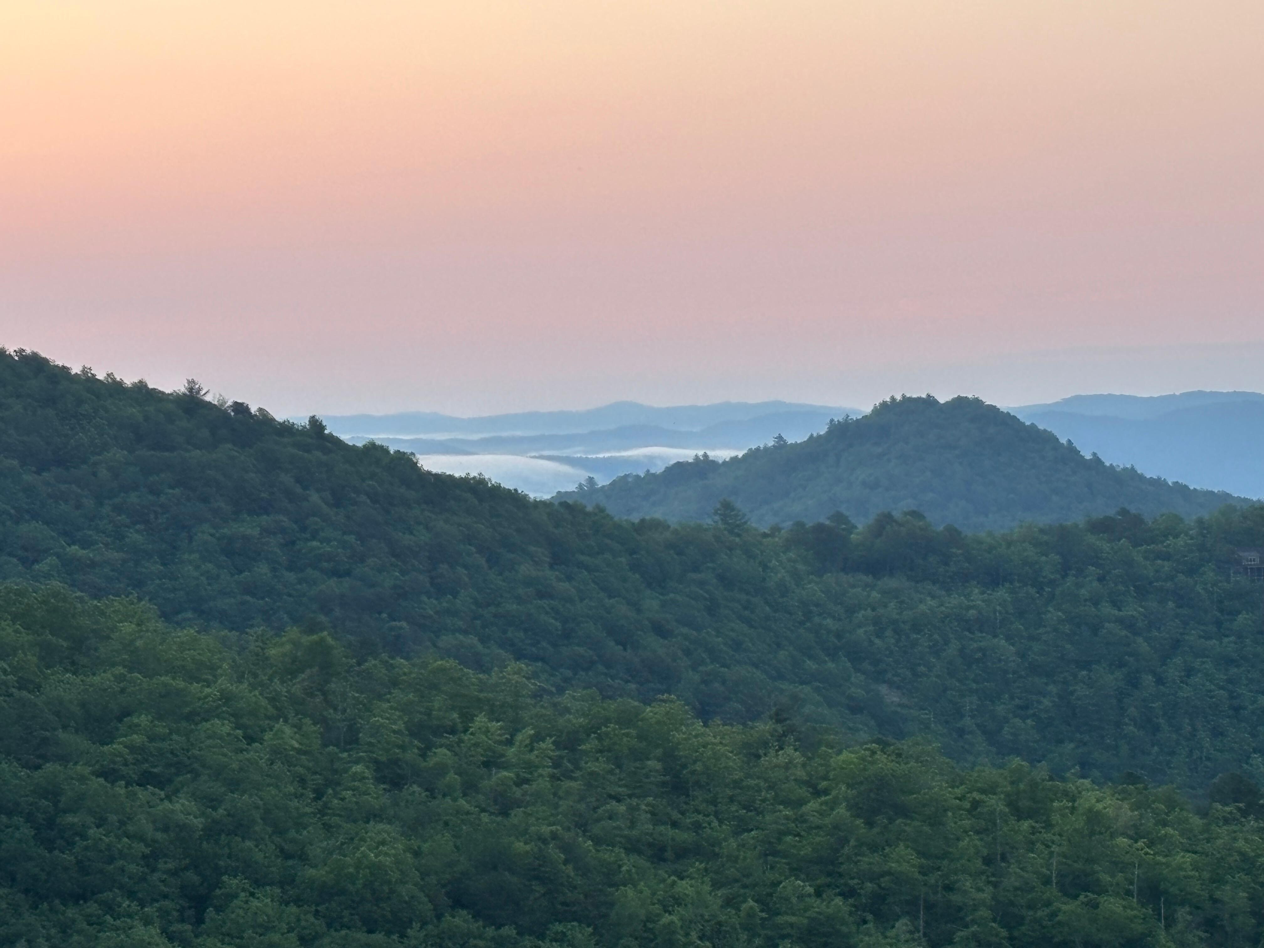 Sunrise from the porch
