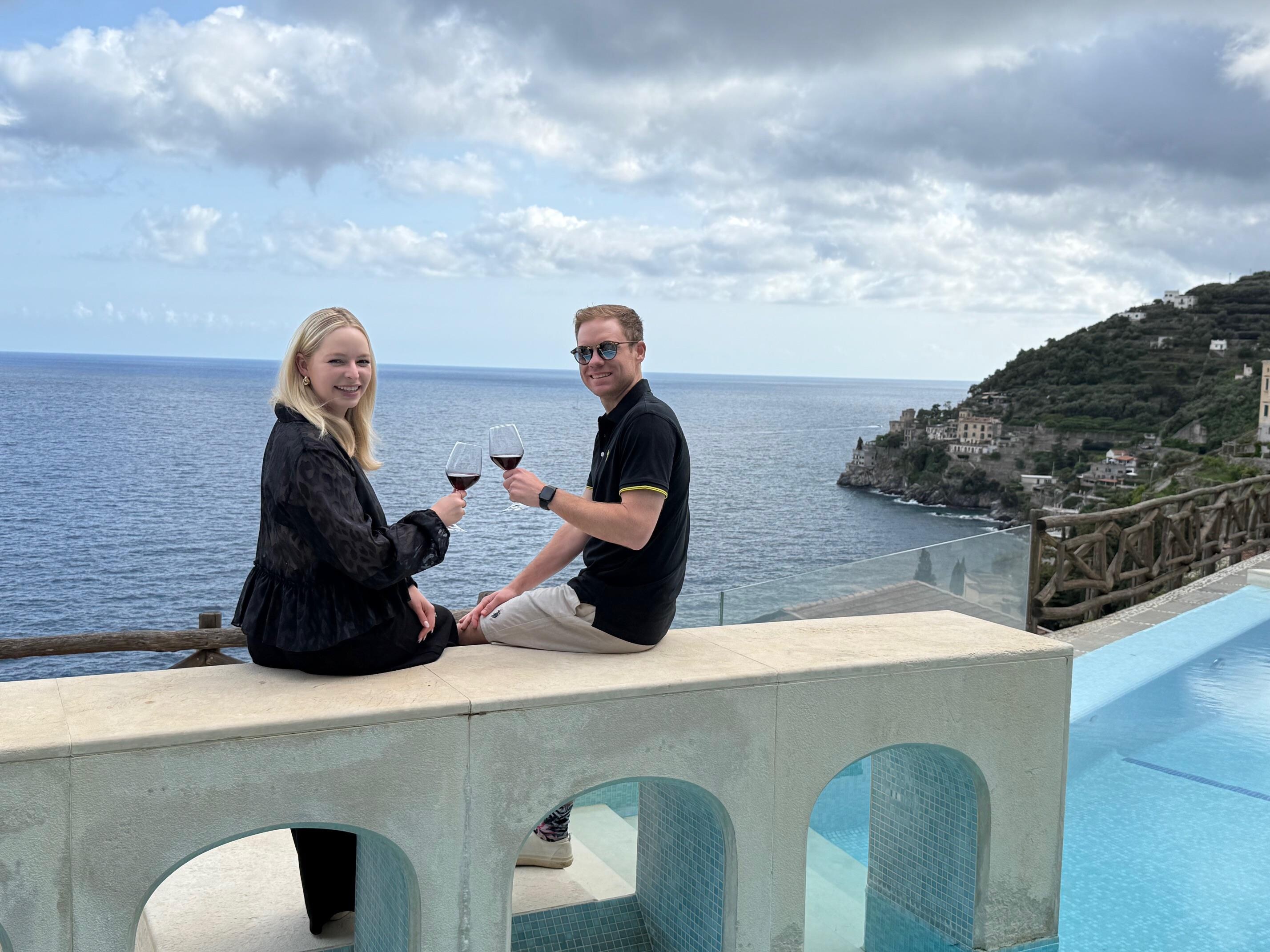 We made it! Cheers!