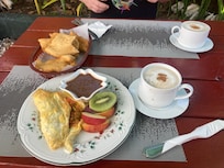 Delicious Belizean breakfast