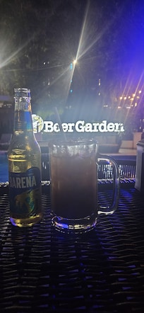 At the bar, I loved the michelada