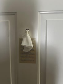 This is what our peep hole in our room looked like.