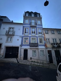 The exterior of the property.