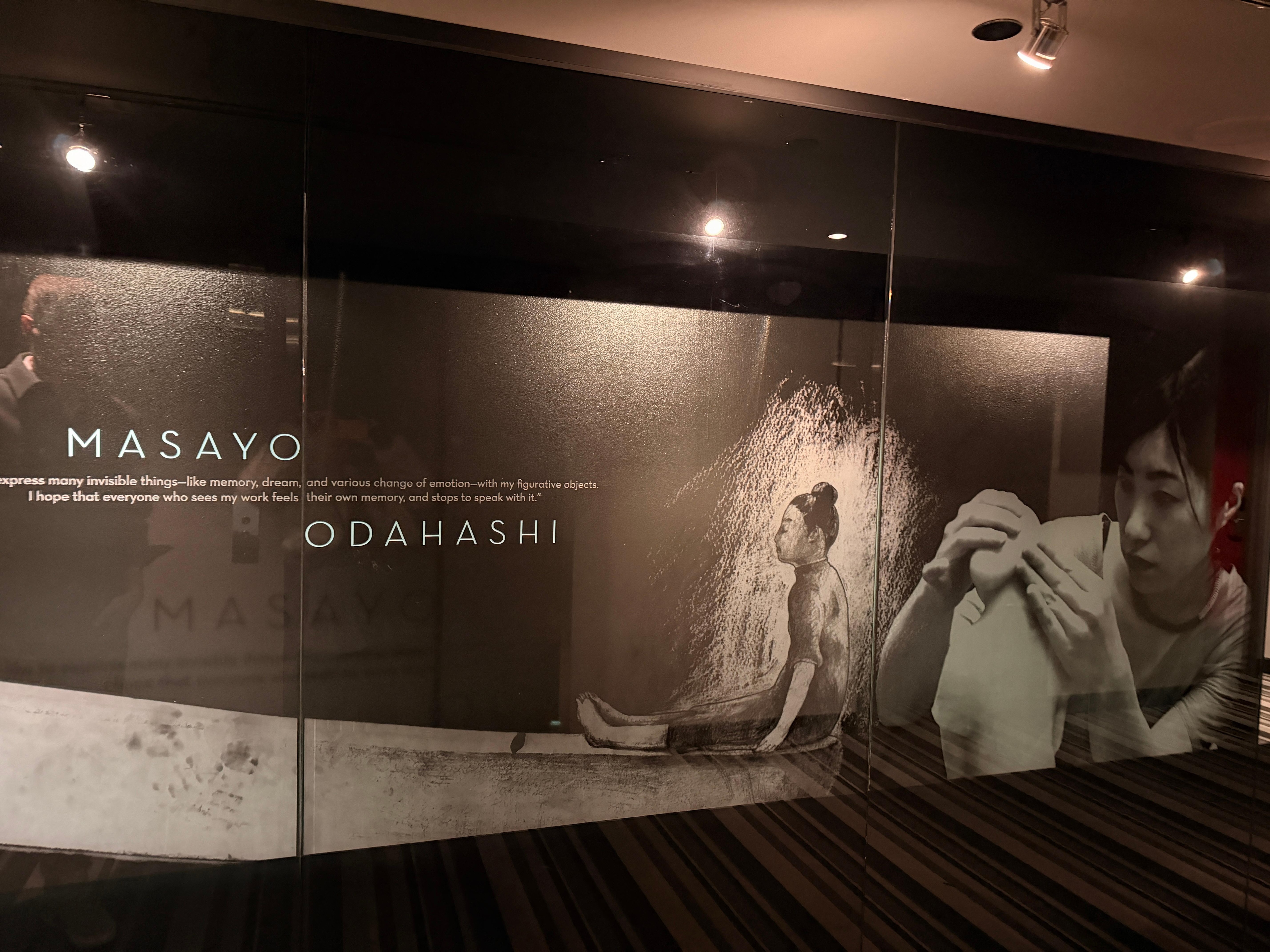 Each floor highlights an artist