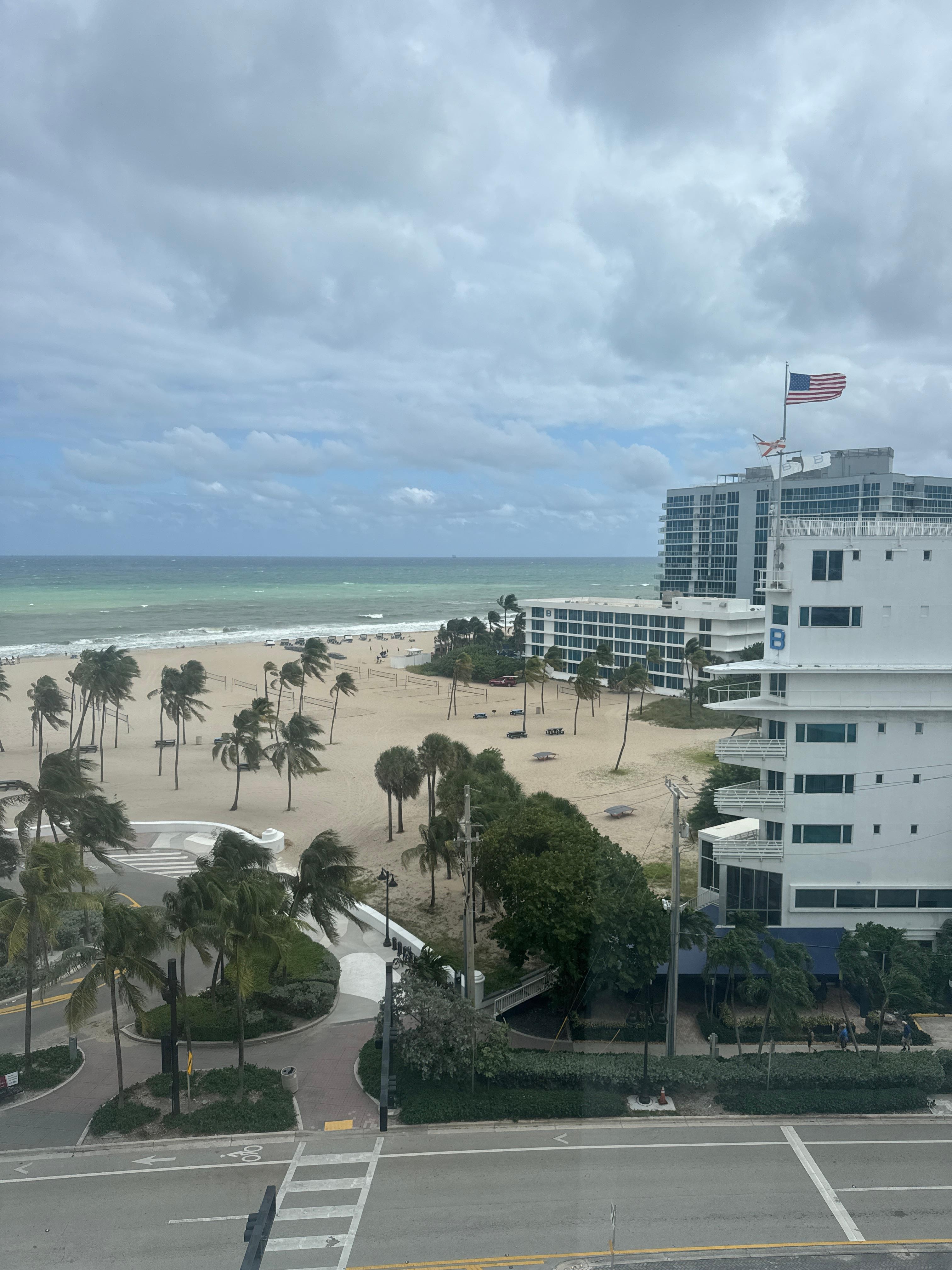 Ocean view from our King Suite.