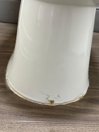 Hair all over the floors in the bathroom