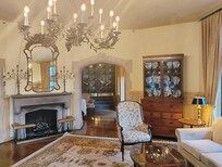 A cosey and warm sitting area take you back to the "Good Olde Time!"