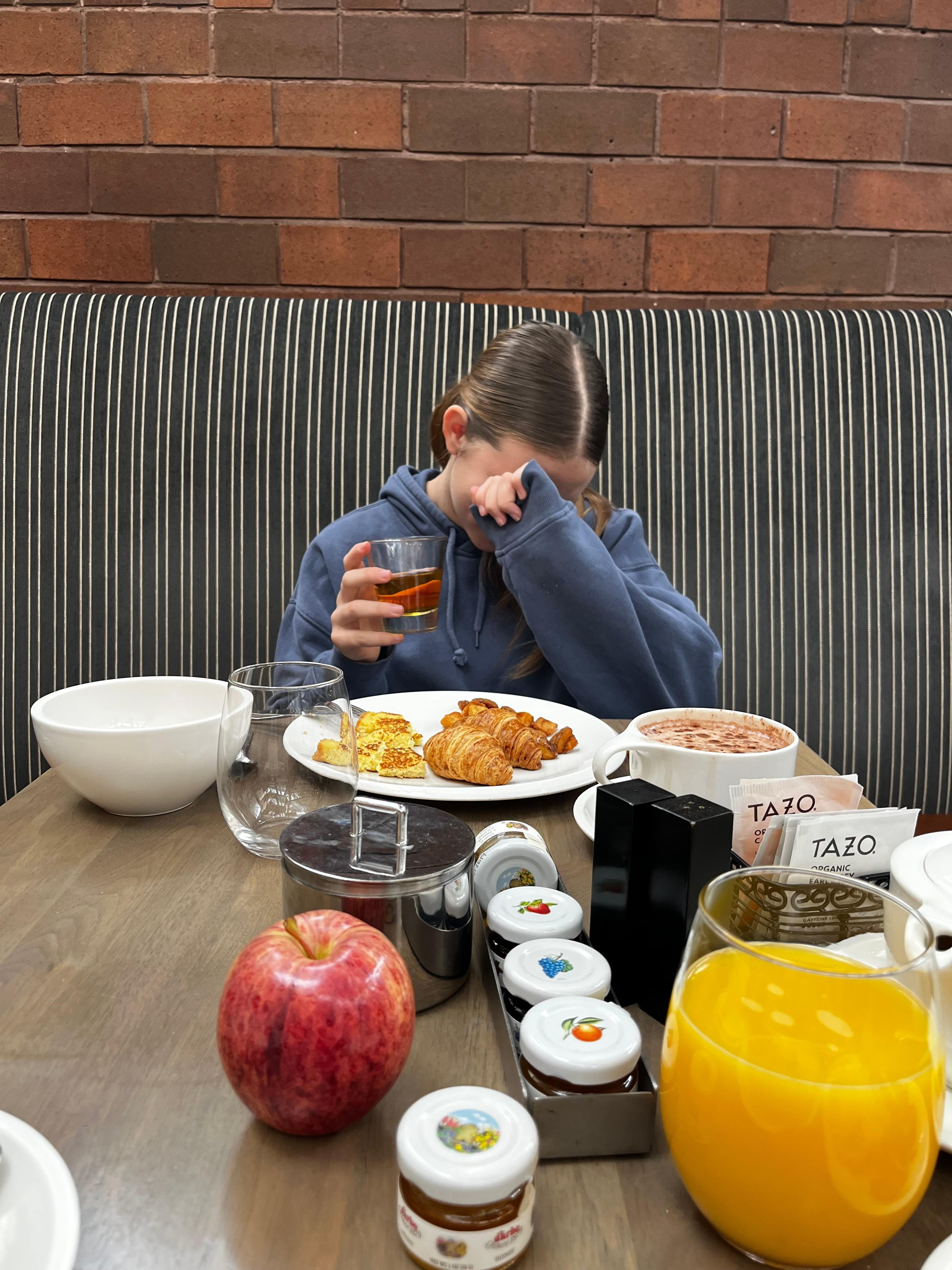 Breakfast was fantastic. 