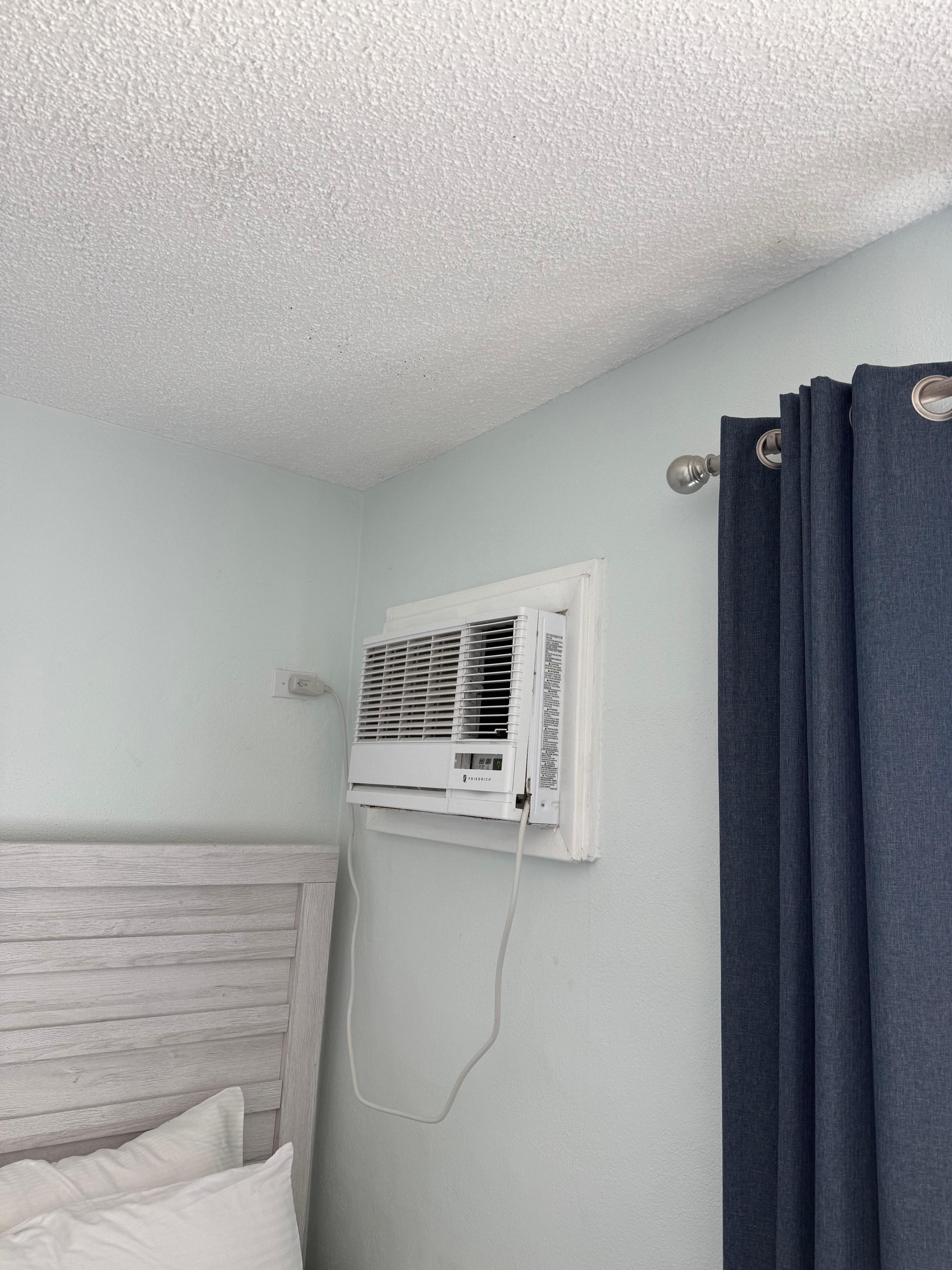 Loud air conditioner in bedroom 