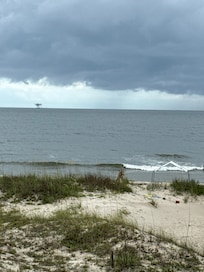 View from our downstairs balcony