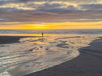 A couple blocks walk