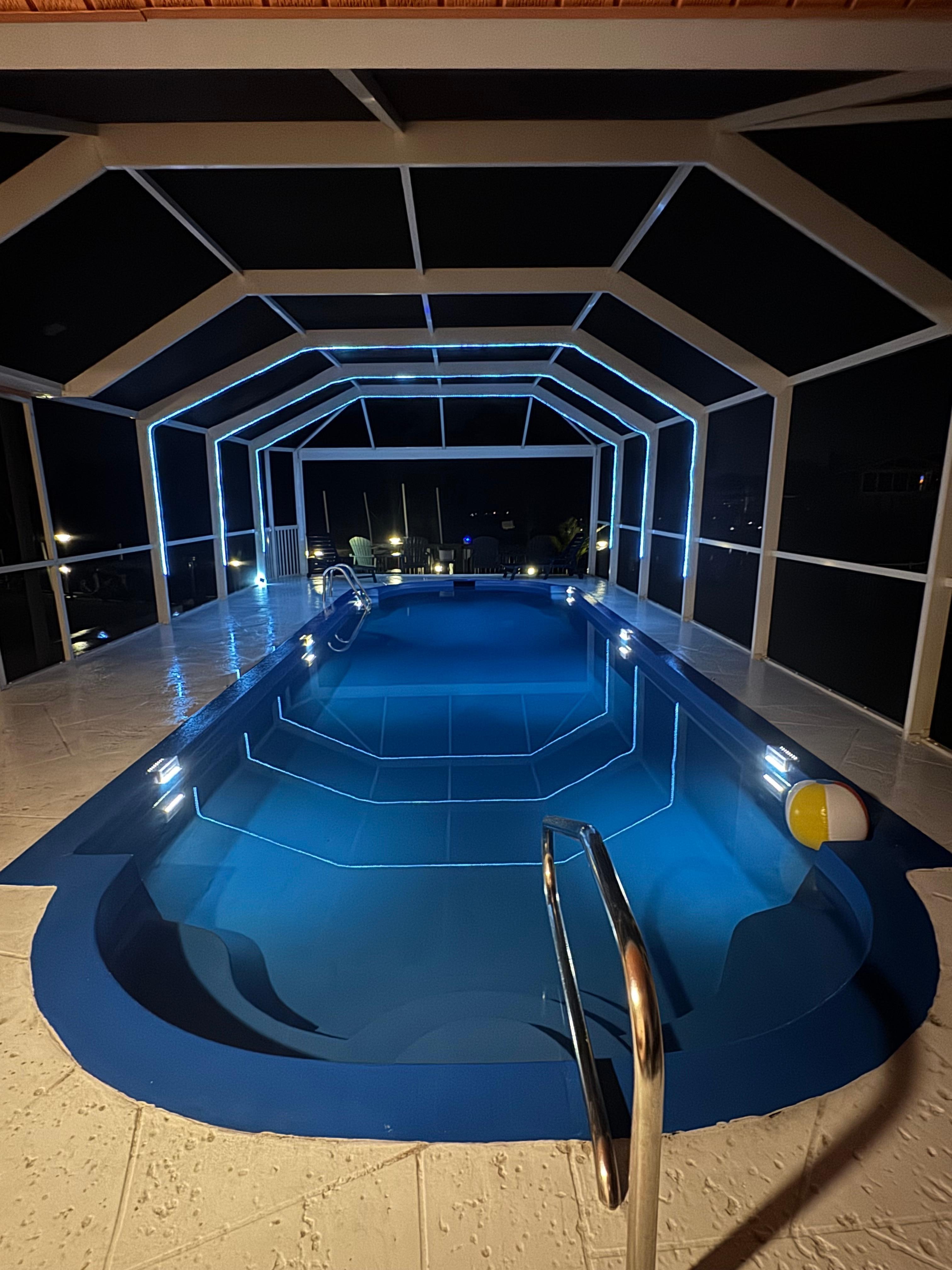 Just breathtaking and so relaxing at night.