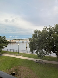 View from one of the three large windows.