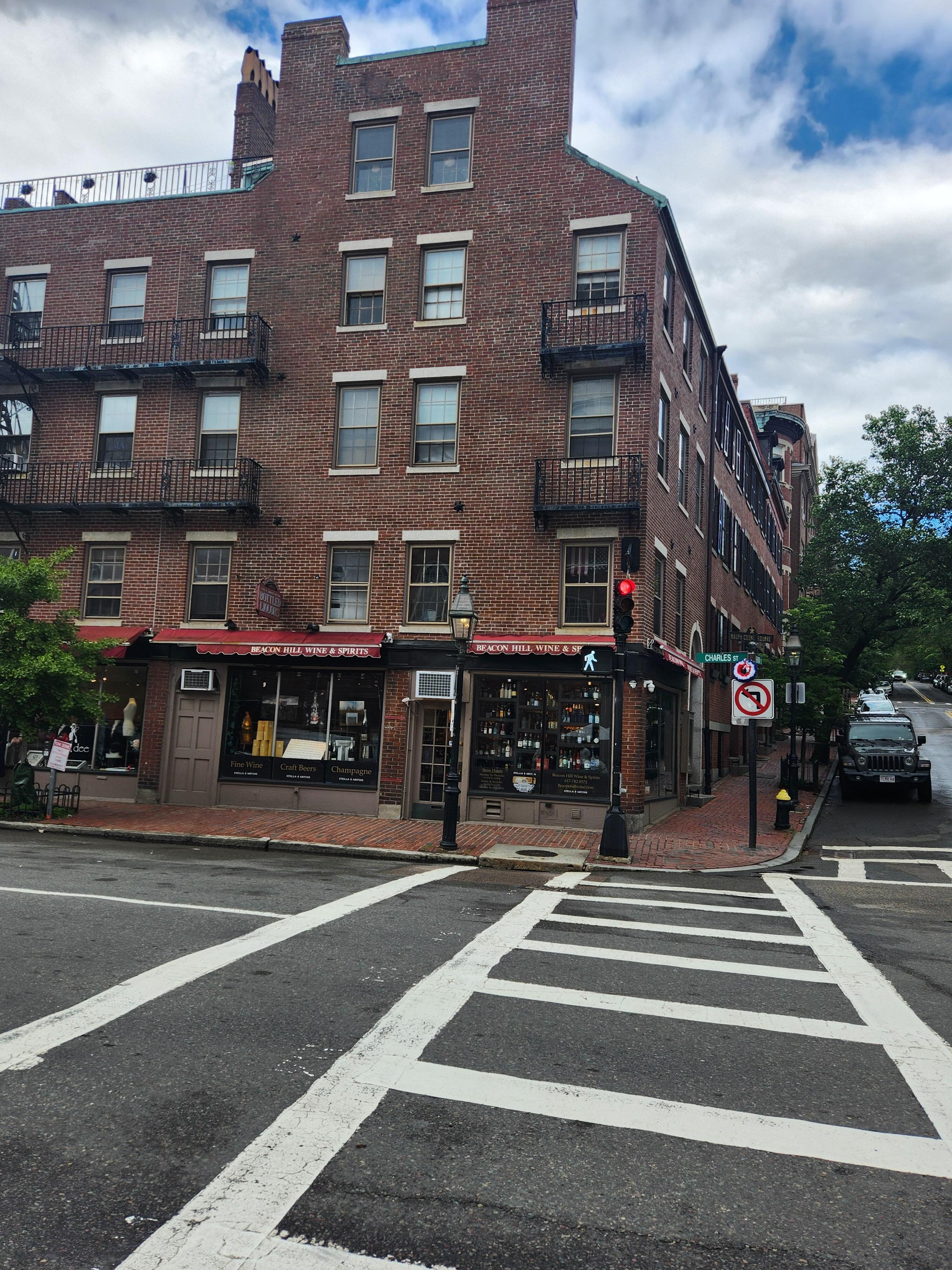 Adjacent to the Charles St neighborhood 